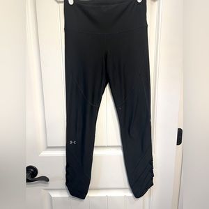 Under Armour Black Leggings with Cut Out Detail Size Small
